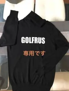 ラッセルノ GOLFRUSロゴ タートルニット