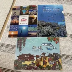沖縄　クリアファイル　３枚セット