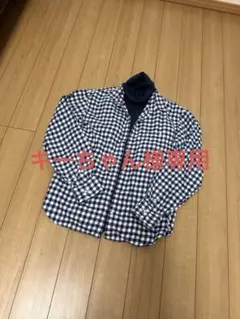 マドモアゼルノンノン　タートルネックTシャツ　 　ネルシャツ　セット