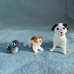 ガラス細工　まとめ売り　3個