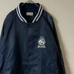 SUNTORY BOSS/ナイロンジャケット/ネイビー
