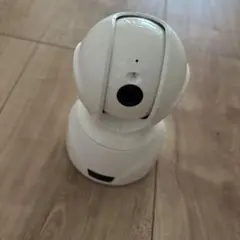 ホワイトボール型カメラ 360度回転　ベビーモニター