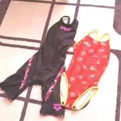 競泳水着SS 2枚セット arena大会水着 Jaked練習水着 布帛