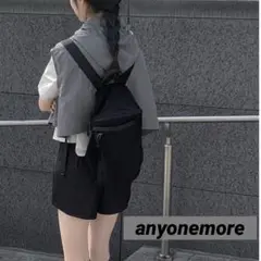 anyonemore エニワンモア ブラック リュック バックパック ノームコア