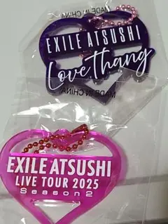 EXILE　ATSUSHI　アクリルチャーム　2種セット　②