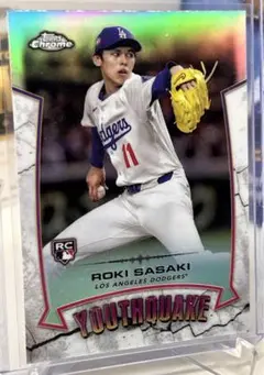 佐々木朗希 Youthquake RC Topps Chrome 2025