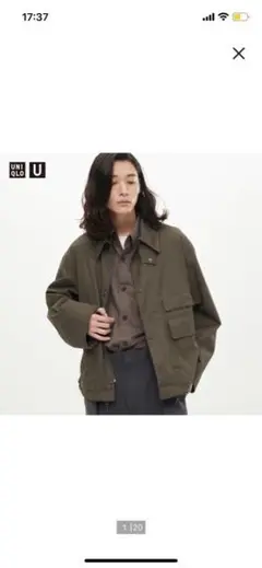 ユニクロ ユーティリティショートブルゾン