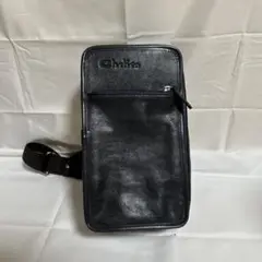 Chelsea レザー バッグ 黒 美品 カバン