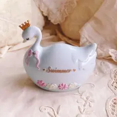 お値下げ♡SWIMMER♡夢見るスワンケースブルー小物入れチョコホリックスイマー