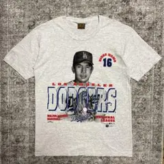 90s Dodgers 野茂英雄 Tシャツ USA製 金タグ Nutmeg