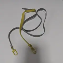 ショルダーストラップ グレー×イエロー