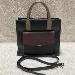 ポールスミス クロスオーバーストライプ ハンドバッグ ショルダーバッグ 2way