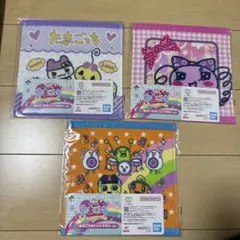 たまごっち一番くじE賞ハンカチ 3枚セット