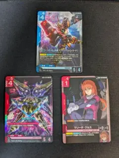 ガンダムカードゲーム　クシャトリヤ　マリーダ　バンシィ　各1枚