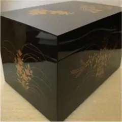 輪島塗　本天然木造　長方形　【茶箱】　茶道具 輪島塗 本天然木造 長方形 【茶箱】 茶道具