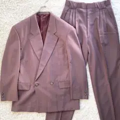 美品✨ヴィンテージ ダブルブレスト スーツセットアップ パープル 紫 菅田将暉