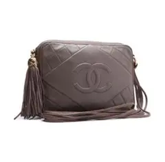 CHANEL デカココ マトラッセ チェーンショルダー ワイドスクエア フリンジ