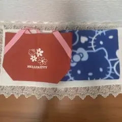 【未使用】HELLO KITTY トートバッグ ハローキティ　ブランケット