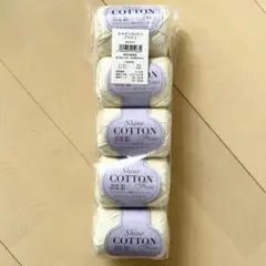 シャインコットンファイン No.311 アイボリー系 5玉