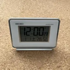SEIKO 目覚まし時計 SQ767W 白
