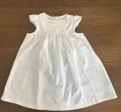 プチバトー ワンピースホワイト
