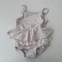 バースデイ購入 花柄フリル水着 100cm 女の子用