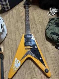 Photogenic フライングV エレキギター ブラックボディ ゴールドパーツ 楽天市場】フライングv ブラック（エレキギター｜ギター