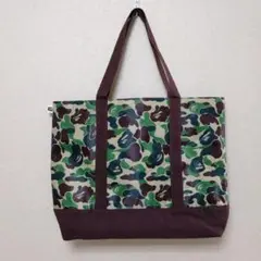 A BATHING APE エイプ ト―トバッグ 総柄