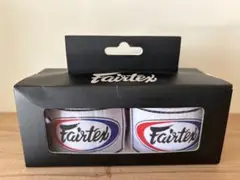 新品未使用　Fairtex ボクシングバンテージ 2本入り ホワイト/レッド