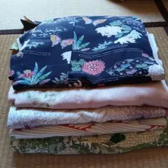 正絹着物まとめ売り５枚、普段着にいかがですか