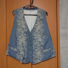 ４５rpm花柄ベストsize2