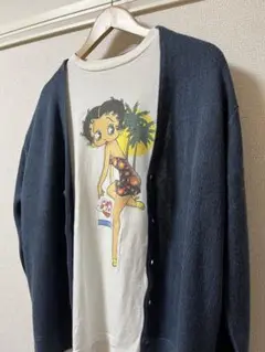 cypress links ダークブルー カーディガン 42