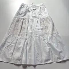 【新品】Porte-moi a jamais ペイズリー　レース　ロングスカート