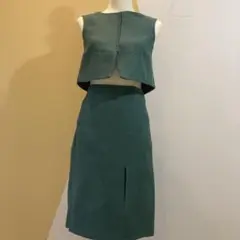 ジルサンダー ツーピース グリーン