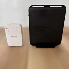 BUFFALO モバイルルーター LANポート4つと中継機セット