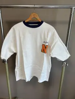 NIKO AND... オレンジN刺繍 Tシャツ Mサイズ