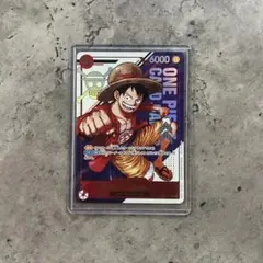 ワンピースカードゲーム モンキー・D・ルフィ SR フラッグシップ プロモ　優勝