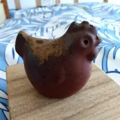 備前焼き 鶏の置物