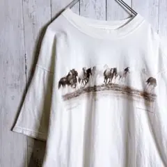 【入手困難】00s アニマル 馬 白 Tシャツ 在原みゆ紀 あいみょん #108