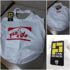 新品　パンクドランカーズ　ペーパーバッグ　コンビニ風タイベックエコBAG
