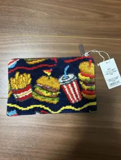 新品未使用　フェイラーラブラリー　ハンバーガー　渋谷ヒカリエ店限定ポーチ