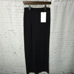 08sircus　 cupra knit easy pants　ブラック1