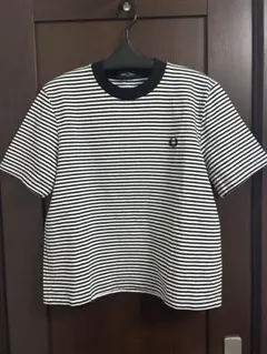 【短丈】FRED PERRYストライプTシャツ