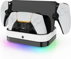 PS5 用コントローラー 充電スタンド スタンド 置くだけ充電可能 F160