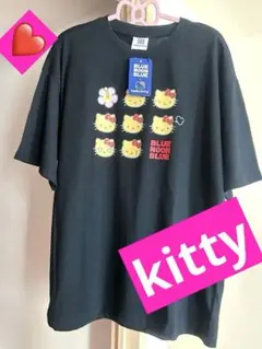 新品タグ付き♡BLUE MOON BLUE♡コラボキティTシャツ