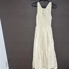 キャミソール 透けないロングワンピース