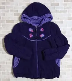 アナスイミニ ANNA SUI mini ラメ ダッフル パーカー 140