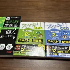 スッキリわかる 日商簿記2級 商業簿記　3冊セット