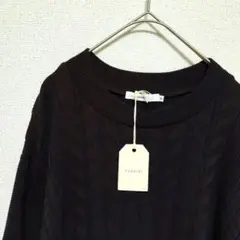 新品タグ付 YASHIKI ryurei knit M BROWN