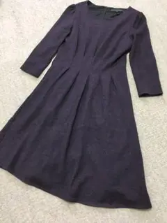 ANAYI アナイ ワンピース ウール100 日本製 小さめ 膝丈